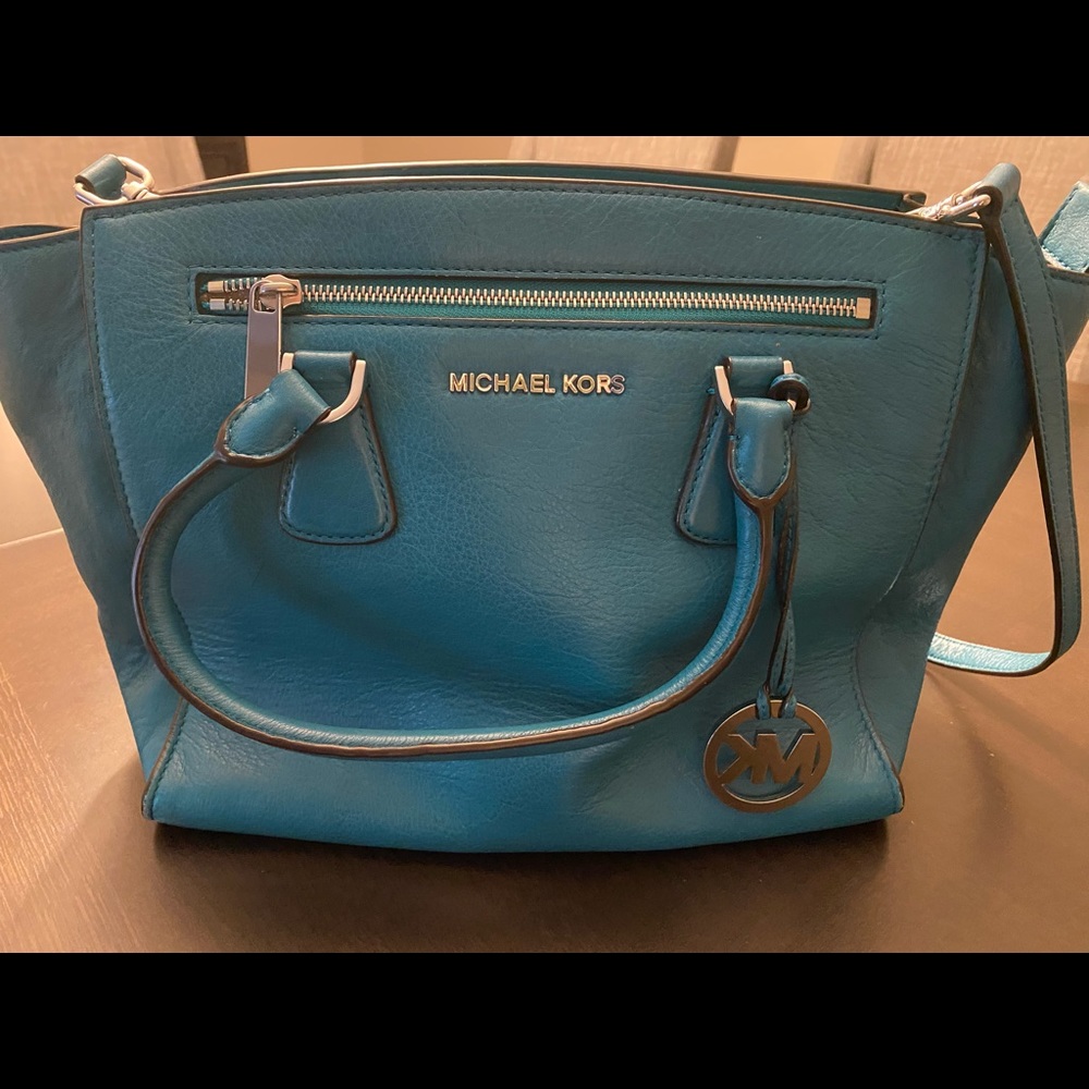 MICHAEL Michael Kors TEAL Satchel
